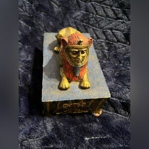 Egyptian Sphinx Trinket Box